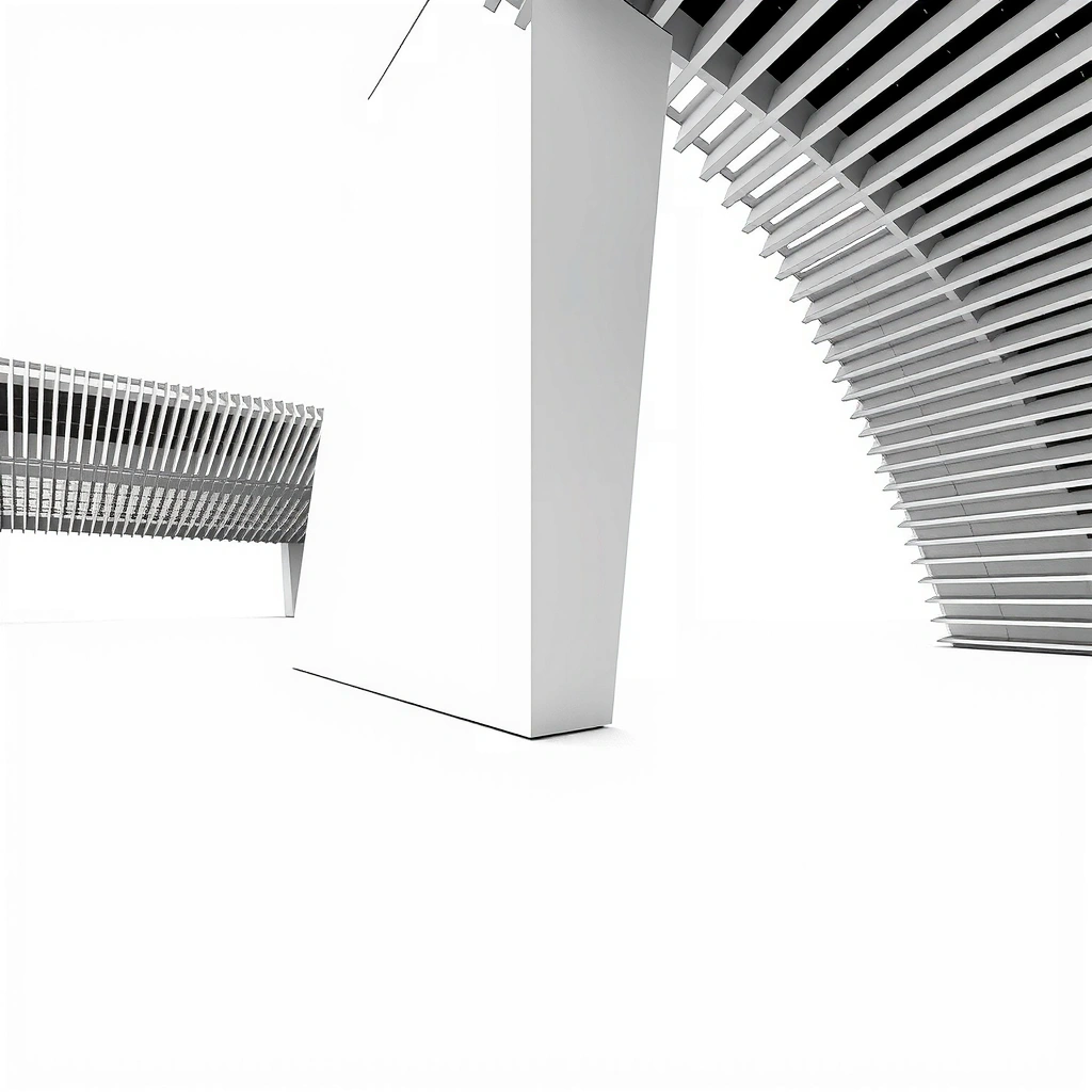 Abstract architectural geometric background